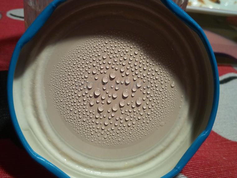 Condensación de agua. Efectos de borde